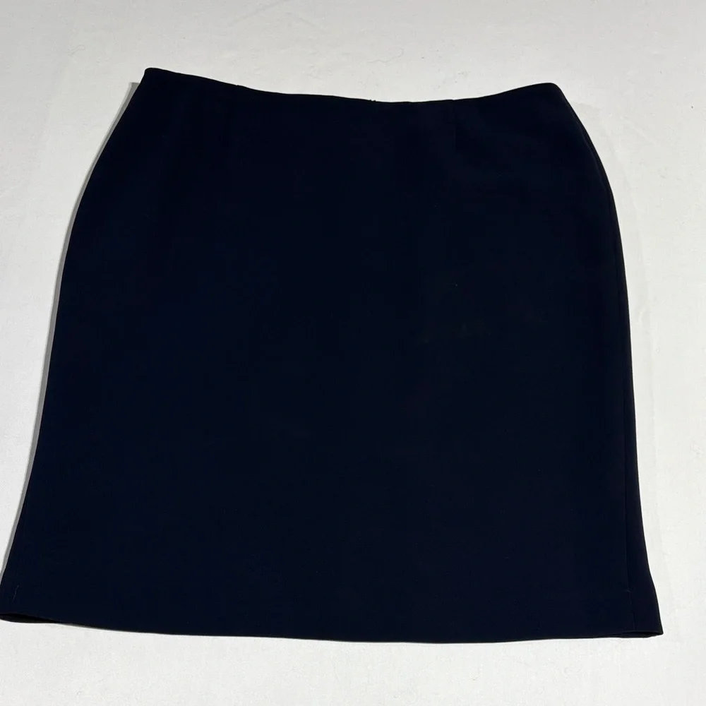 Jones New York Classic Navy MIDI Pencil Skirt 14